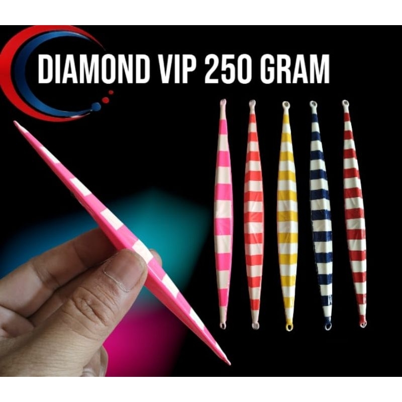 KOPI DIAMOND VIP 250 GR GID METAL JIG/UMPAN PANCING