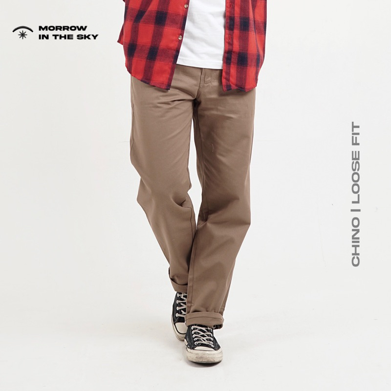 Chino Loose Pants | Mocca | Morrowsky