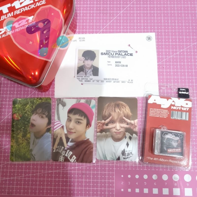 NCT127 Ay-Yo POB Photocard Synnara JUNGWOO TAEYONG PC photo card Album Photobook A SMCU PALACE MARK 
