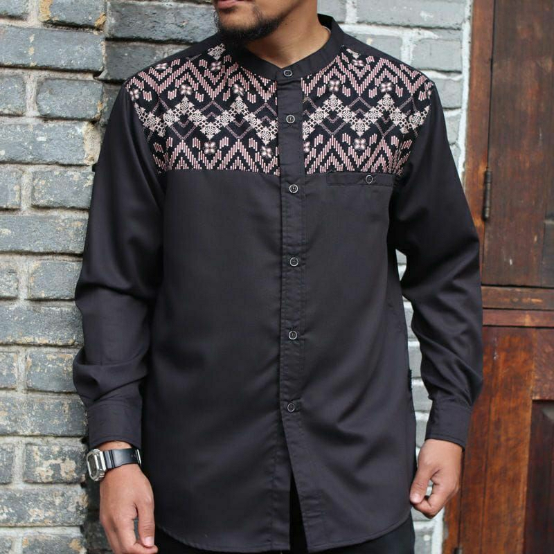 Kemeja kadam / kemeja batik / baju muslim / kemko batik / baju lebaran