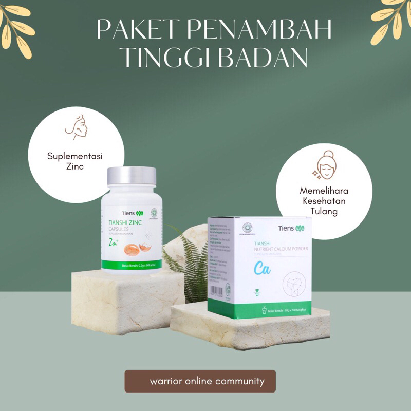Peninggi Badan Terbaik, Paket Peninggi Badan