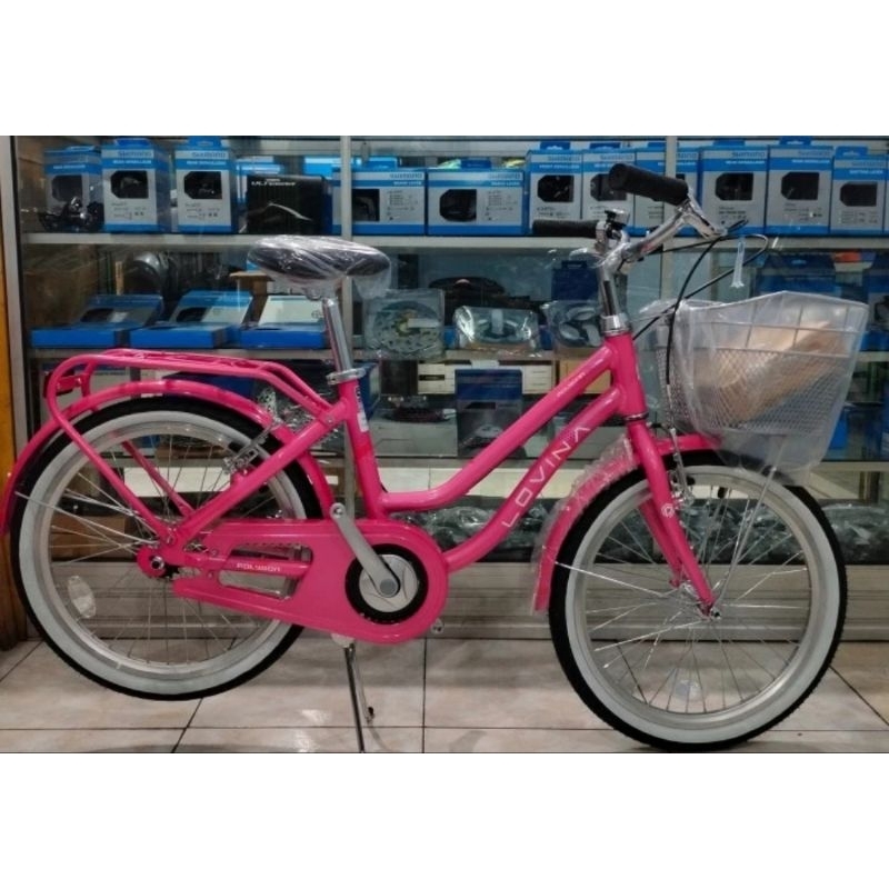 Sepeda Mini 20 Polygon Lovina Keranjang Alloy Alumunium Original