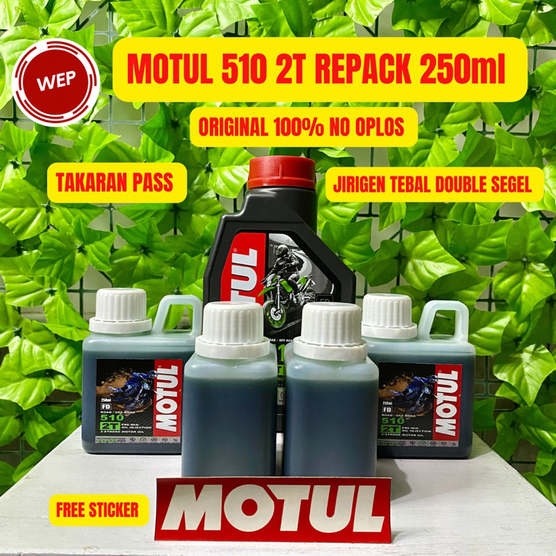 Oli Samping Motul Repack 250ml Motul 2t Eceran 250ml Original Oli Samping Ecer Motul 510