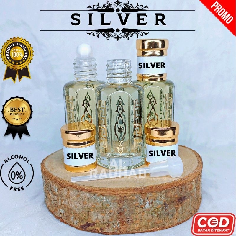 Parfum Sholat/Minyak Wangi Sholat/Silver/Asli Murni Non Alkohol