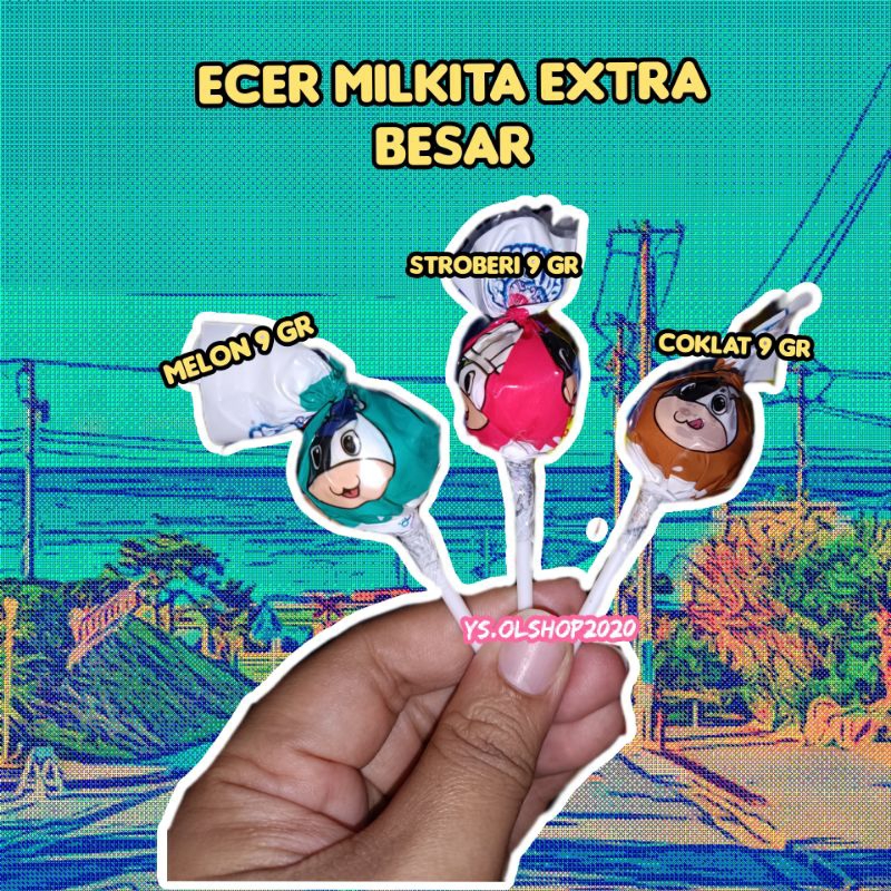 ECER || NEW Milkita Extra Besar 9Gr Puas Susunya High Calcium