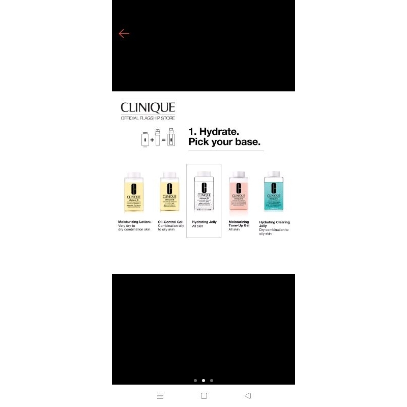 Clinique iD active cartridge hydration base