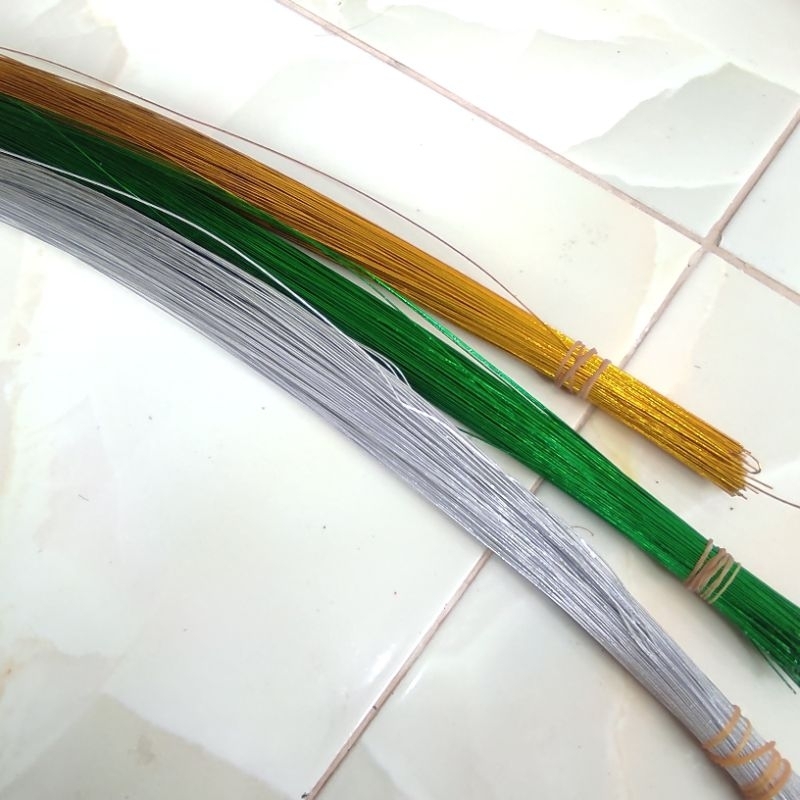 12pcs kawat bonsai / kawat stocking ukuran 22 dan 24