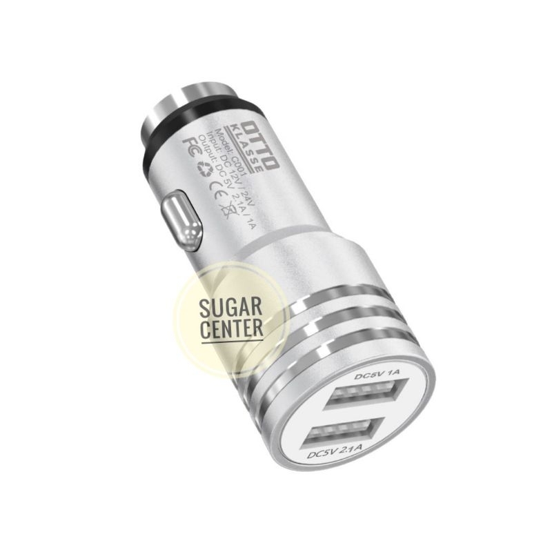 Otto Klasse Charger Mobil/Car Charger/Set Charger Mobil Dengan Kabel USB 3 In 1/Charger Lighter/Colo
