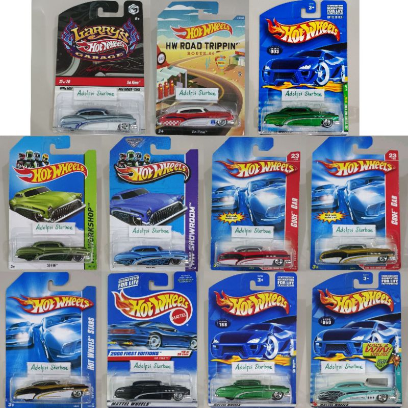 hotwheels hot wheels so fine sofine edisi hw road trippin route 66 hw workshop hw showroom 2000 firs