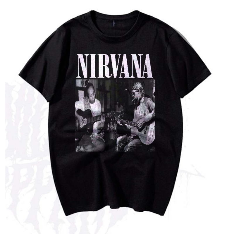 tshirt nirvana mandra x kurt cobain grunge