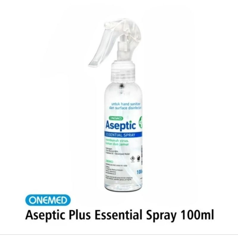 Onemed aseptic plus essential 100ml spray onemed Foodgrade