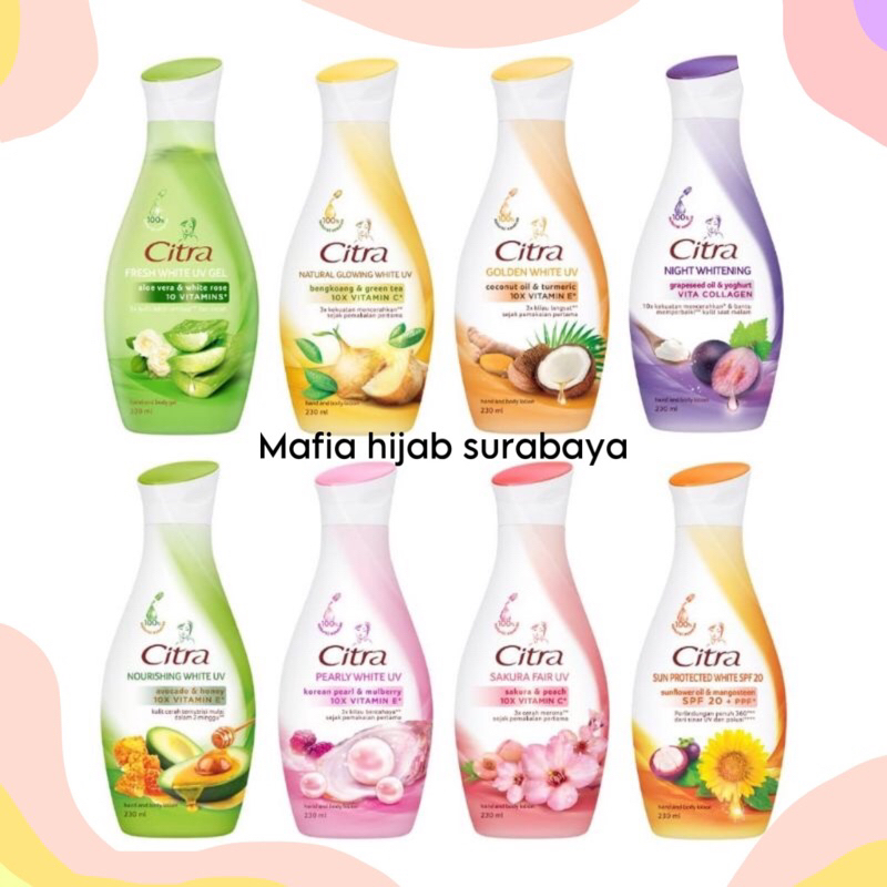 CITRA HAND BODY LOTION 230ML/HANDBODY CITRA