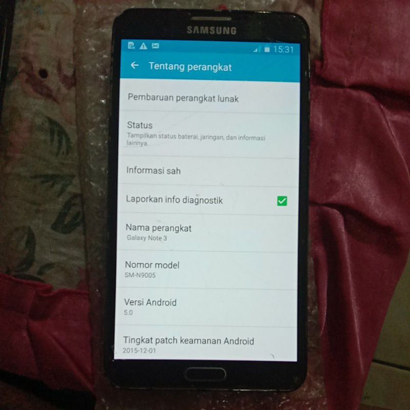 LCD ORI COPOTAN SAMSUNG GALAXY NOT 3 (SM-N9005)