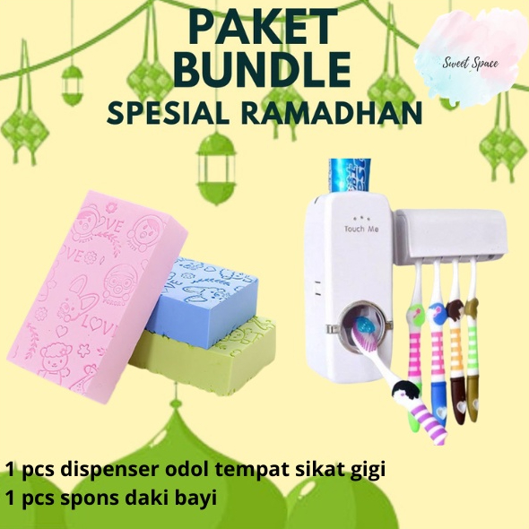 DISPENSER ODOL + SPONS BABY PROMO PAKET BUNDLE [SWEETSPACE]