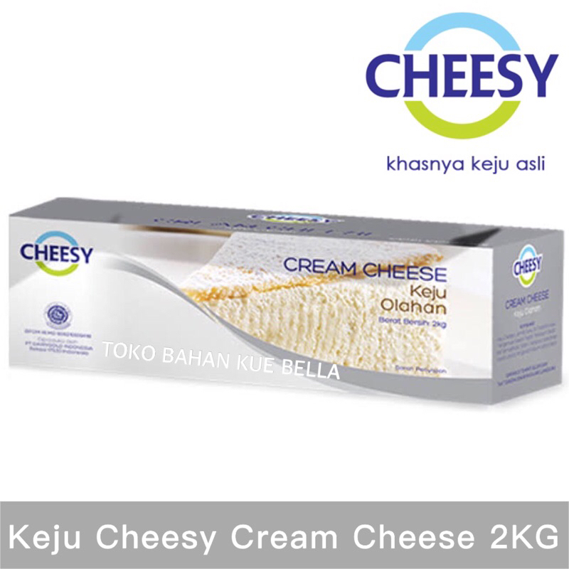 Cheesy CREAM CHEESE 2KG - Keju Krim Cheese