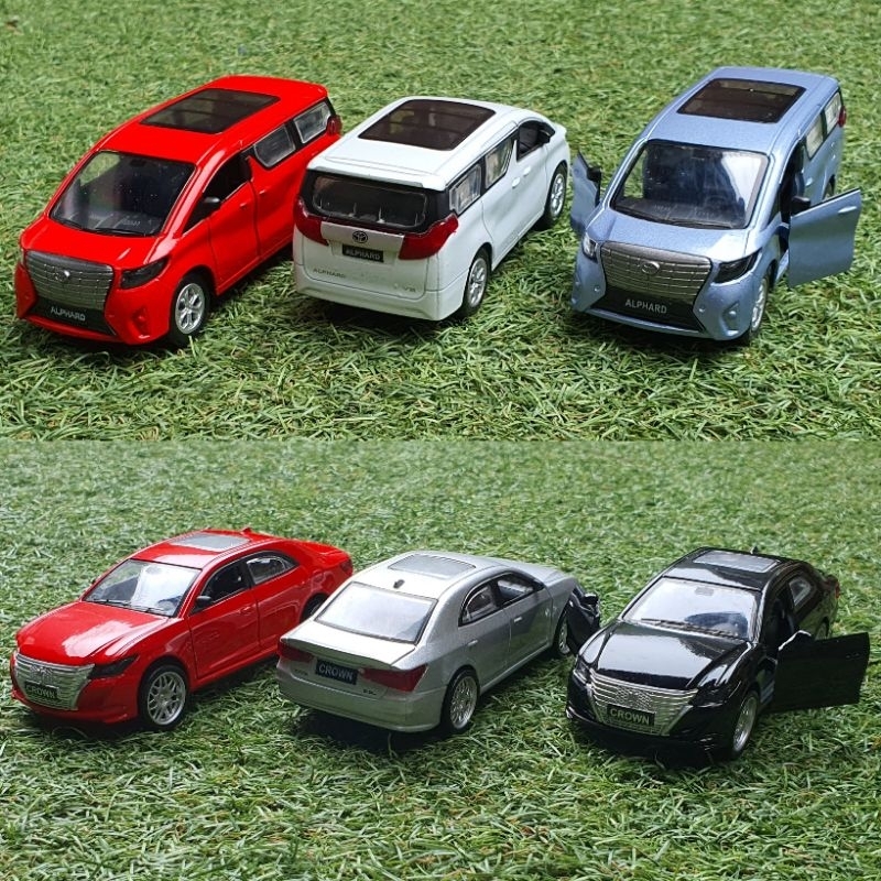 Diecast Mobil Jeep Land Cruiser Toyota Alphard Crown Tundra Skala 1:36 Diecast Miniatur Mobil Hammer Pajangan