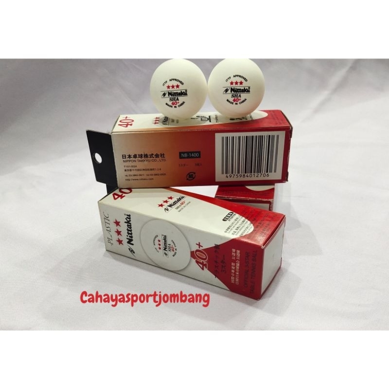 Bola Pingpong Nittaku 40+