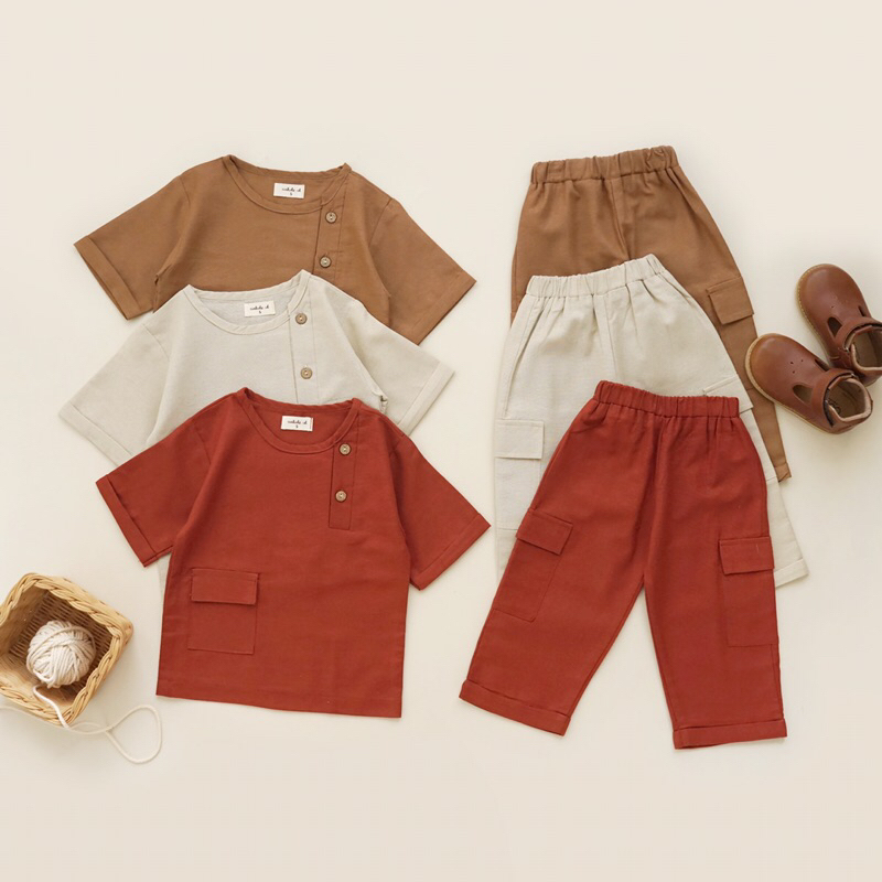 RACHIDKIDS / SETELAN COUPLE ANAK / MORGAN DAN JULIE SET