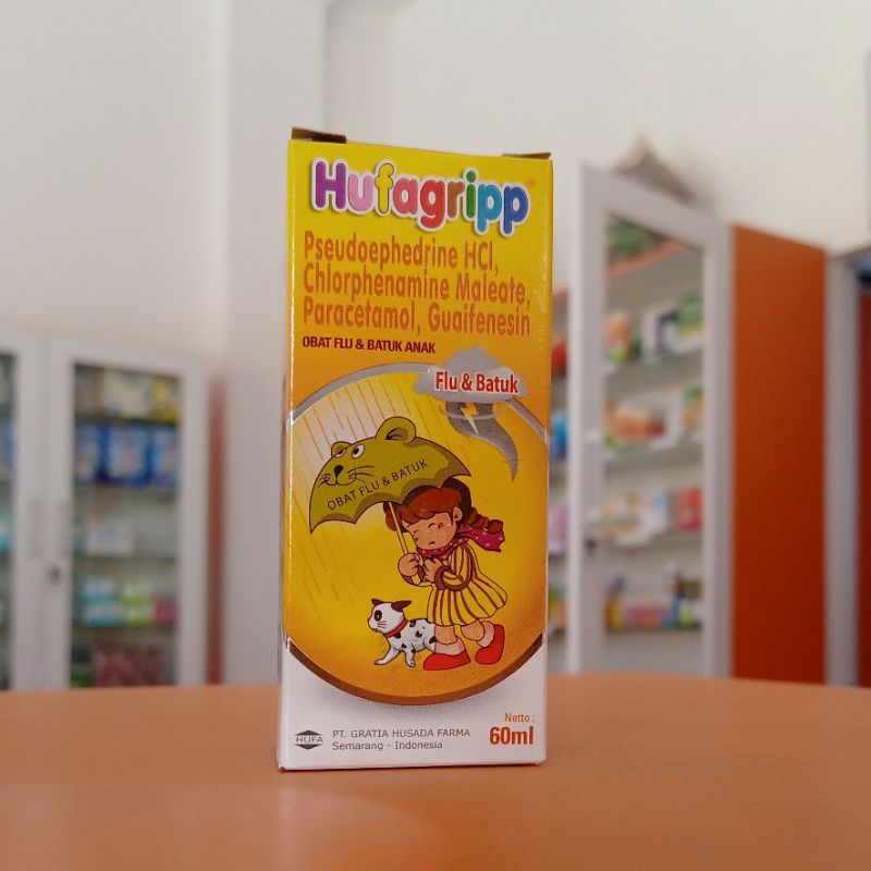 HUFAGRIP KUNING OBAT FLU DAN BATUK ANAK