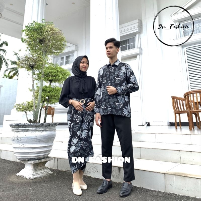 MOTIF KELAPA SILVER/KEMEJA BATIK/COUPLE KEMEJA BATIK/KEMEJA BATIK ANAK/ROK LILIT BATIK/ROK PLISKET BATIK/BATIK TERLARIS