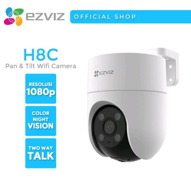 CCTV EZVIZ Outdoor  360° H8C 1080P Color Night Vision Pan &amp; Tilt Wifi Camera 4mp