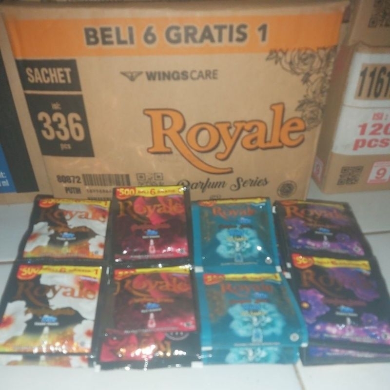 Royale pewangi renceng 6gratis1sachet