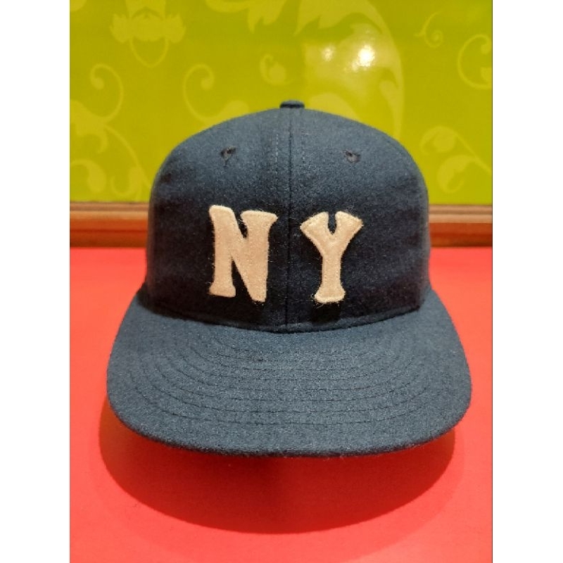 Topi Snapback Vintage Ebbets Field Logo NY Original Second