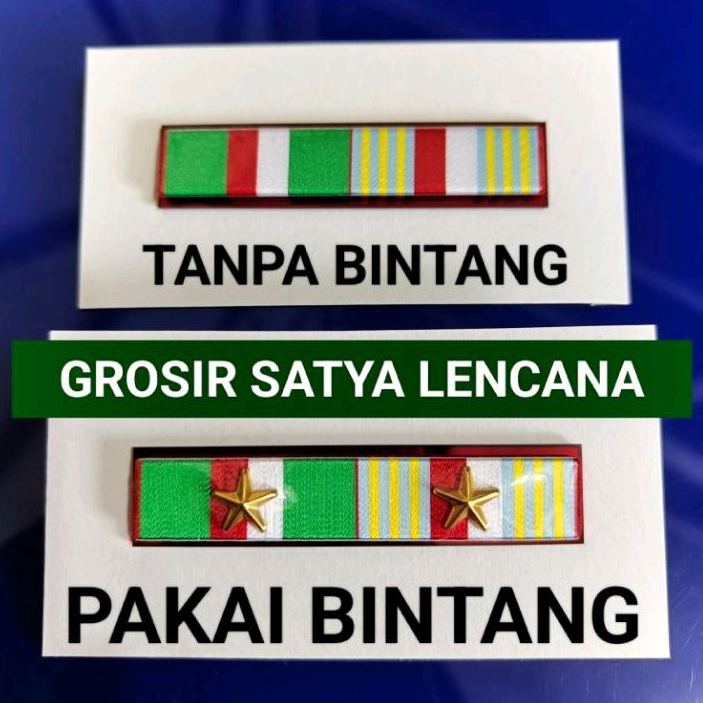 SATYA LENCANA DHARMA NUSA + WIRA DHARMA MODEL DATAR