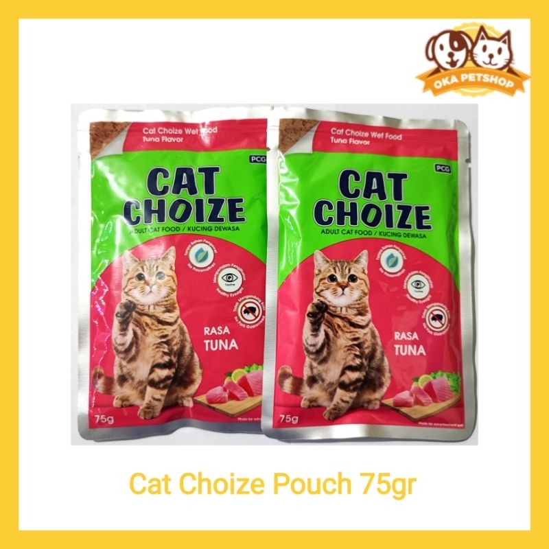 Cat Choize Pouch 75gr - Makanan Kucing Basah Sachet