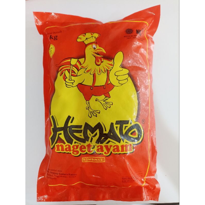 

Hemato Naget Ayam 1kg Nuget ayam