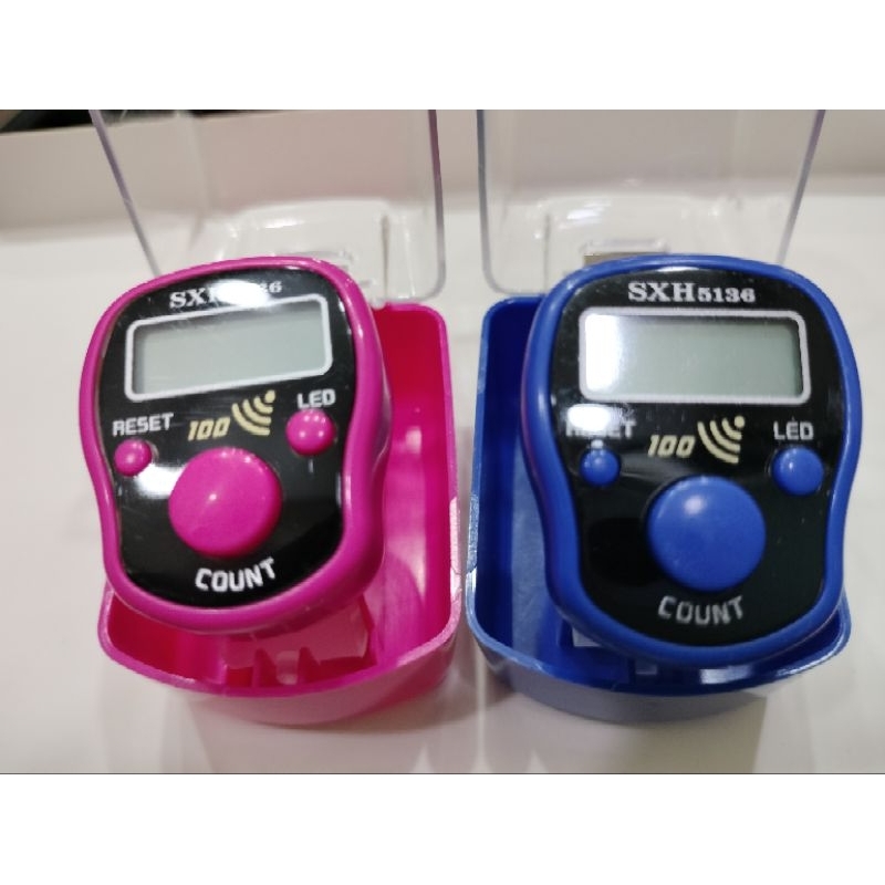 Tasbih Digital Alarm plus Led SXH 5136  plus box grosir 12 biji