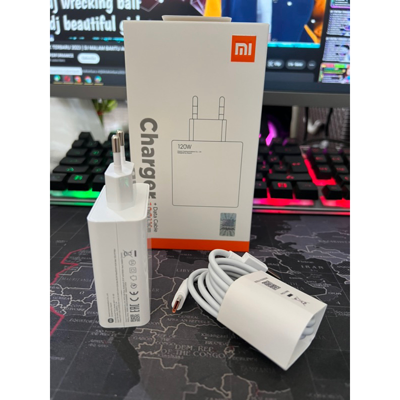 Charger Xiaomi 120W Original Fast Charging Turbo Tipe C Charger Tepsi