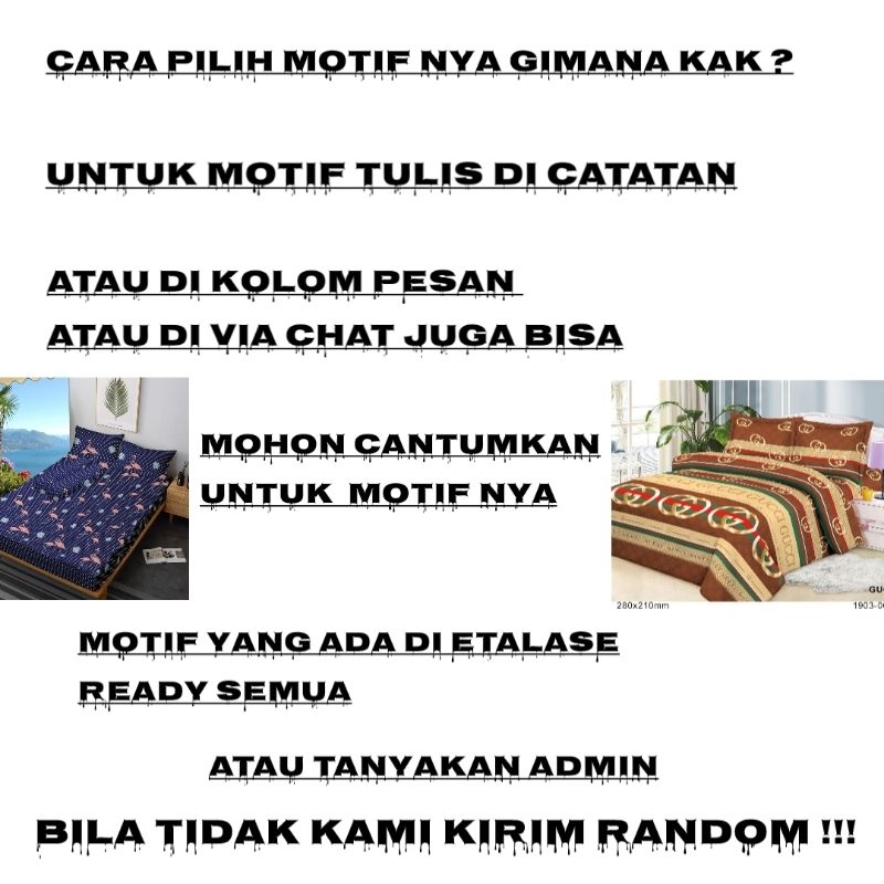 PROMO SARUNG KASUR BUSA DAN SPRING BED/ SEPREI MODEL RESLETING SEMUA UKURAN ADA ( CUSTOM UKURAN ) no