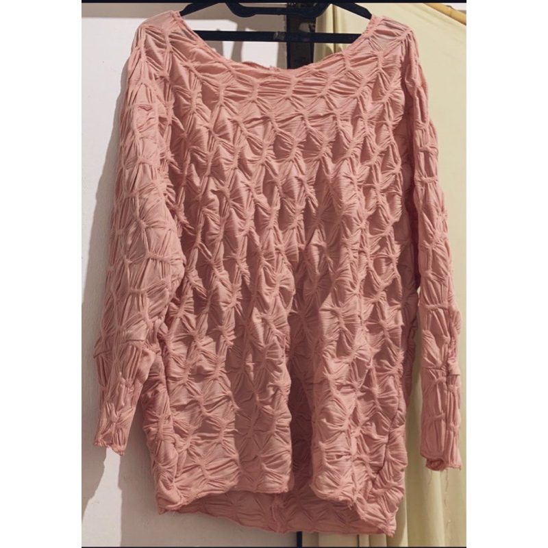 Ruffle pink top