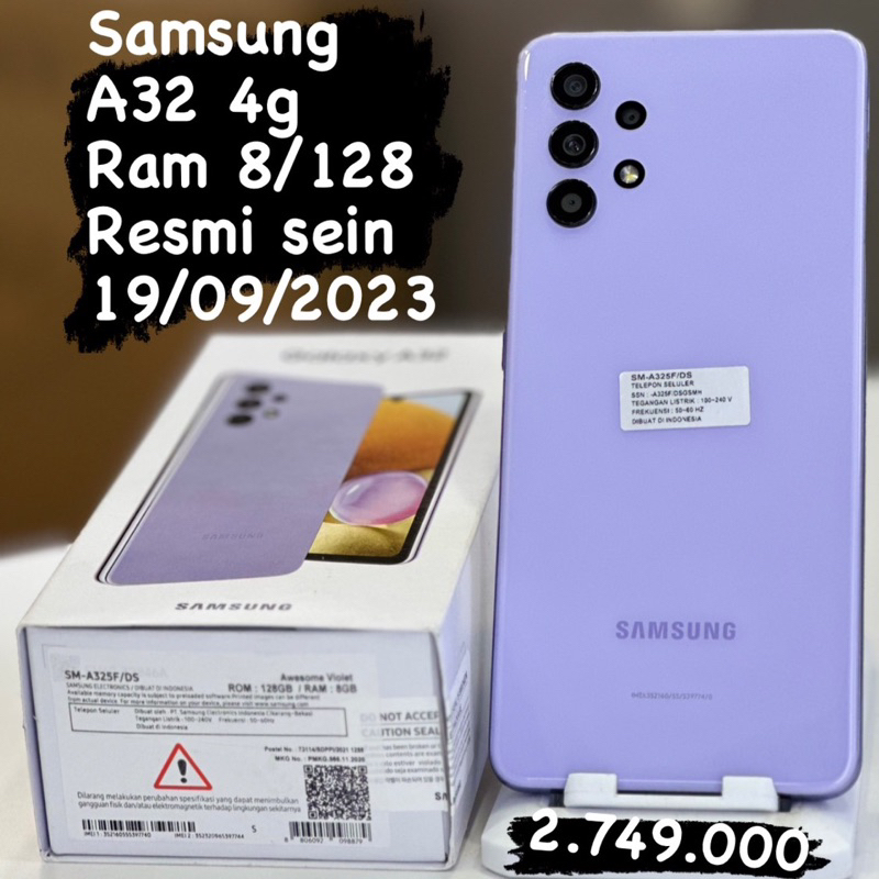 Seken samsung a53 ram 8/128 gb