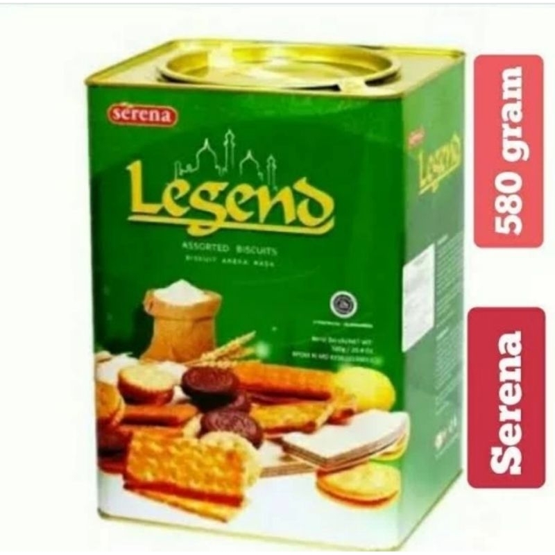 

Serena Legend Assorted Biscuits / Biskuit Aneka Rasa 580g