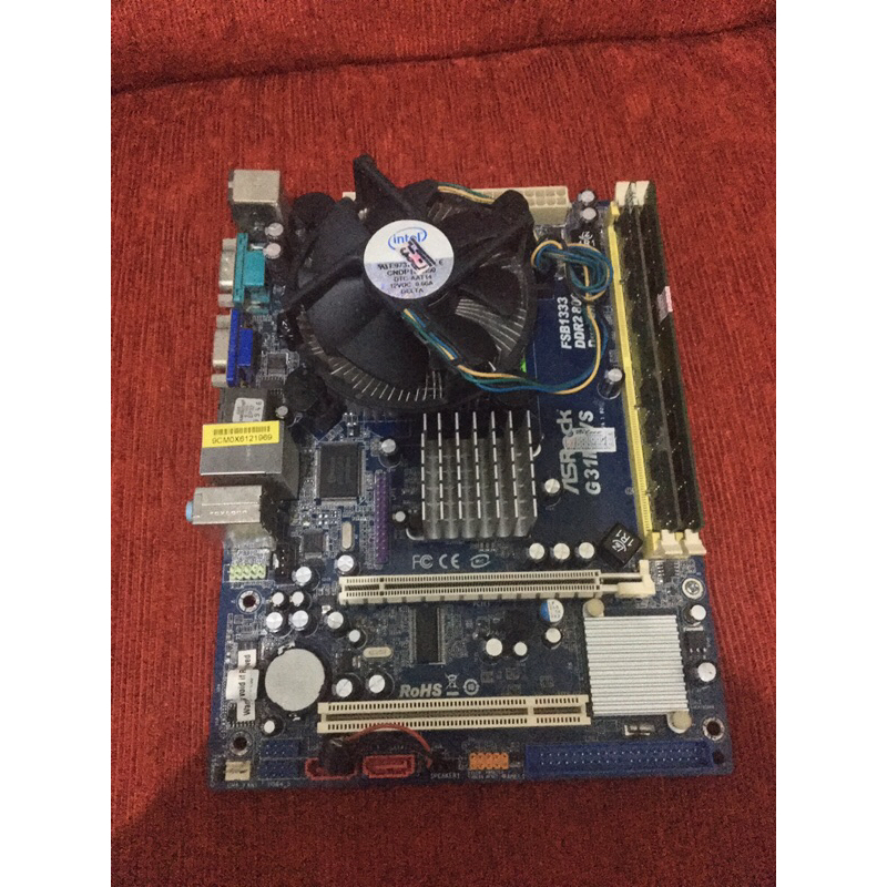 Motherboard Asrock G31 + Proc Core 2 Duo + Ram 4GB