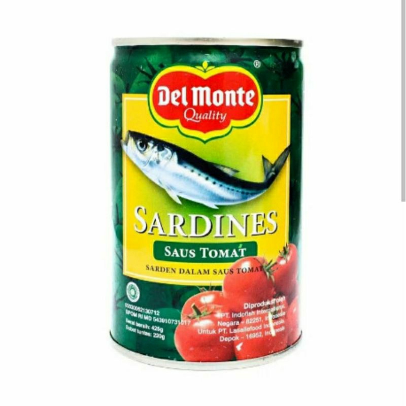 Delmonte Sarden Tomat 425 gr