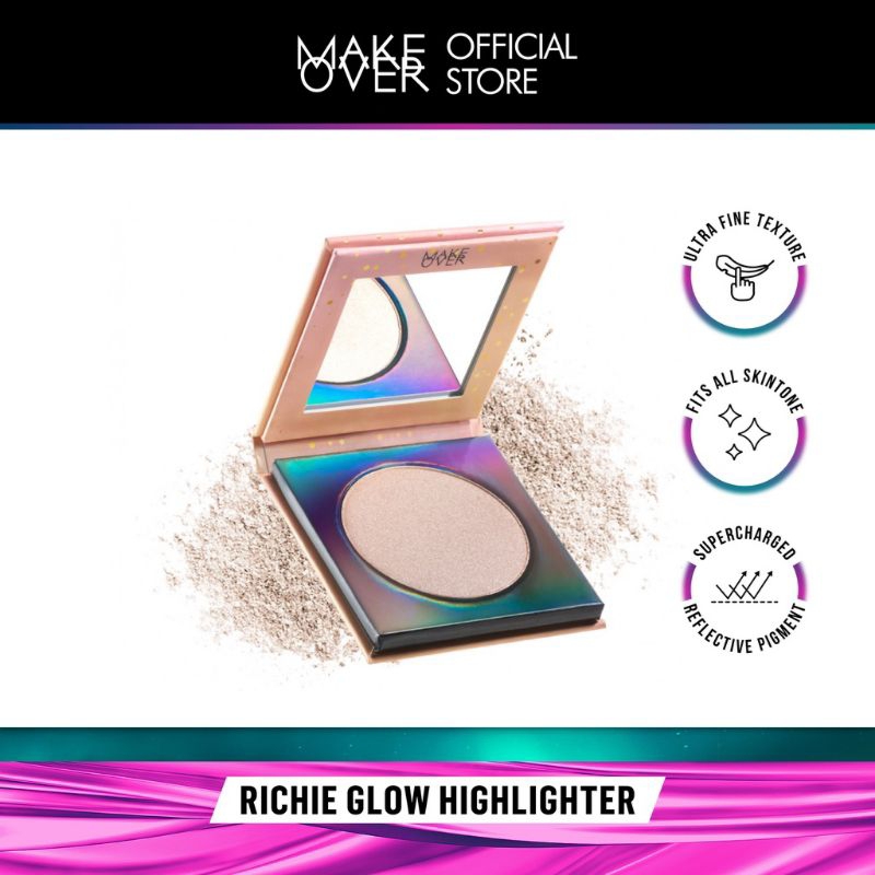 MAKE OVER Riche Glow Face Highligter