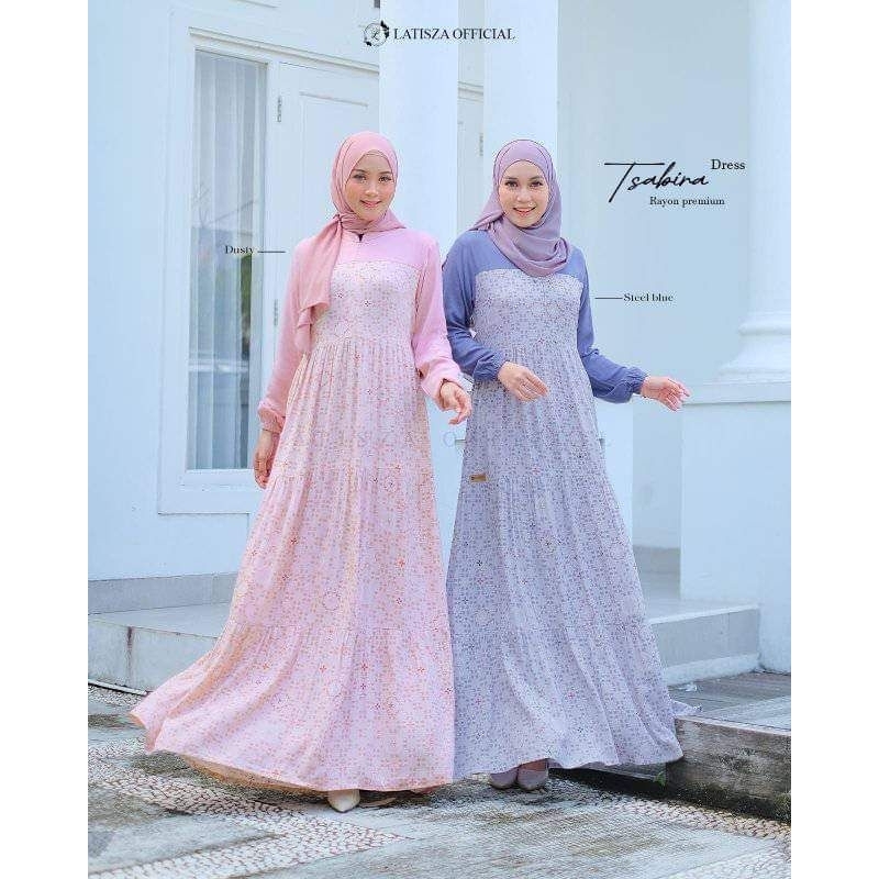 Tsabira dress by latisza official | gamis lebaran