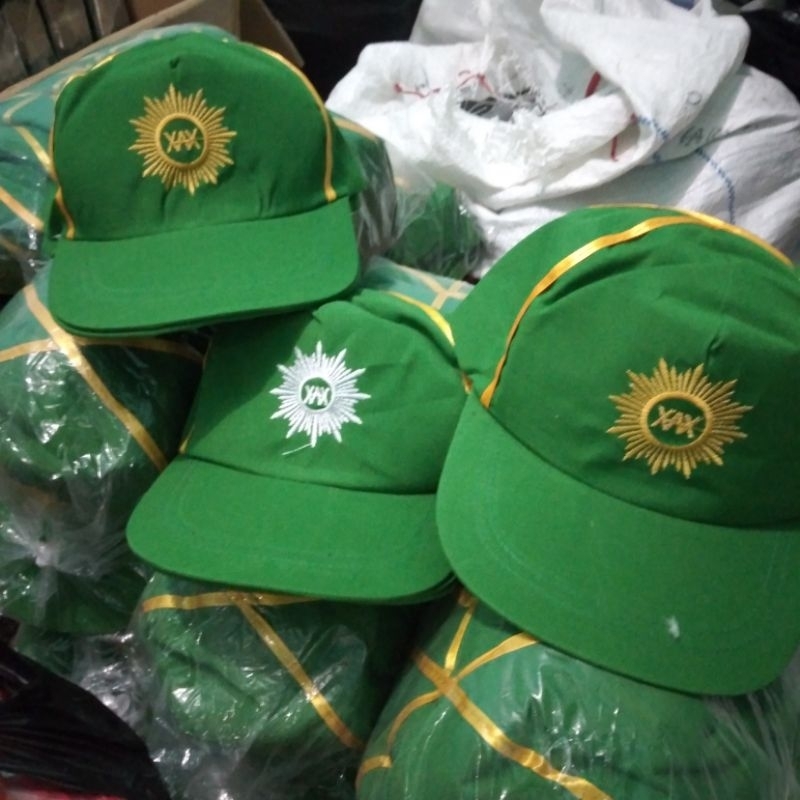 Topi hw bordir MUHAMMADIYAH 10 biji