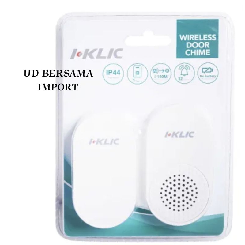 Bel Pintu Nirkabel Plug 311 I-Klic/Bel Rumah/Doorbell