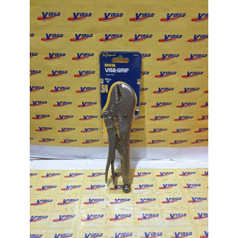 IRWIN TANG BUAYA JEPIT BAIS VICE GRIP PLIERS RATA 10" 10 INCI