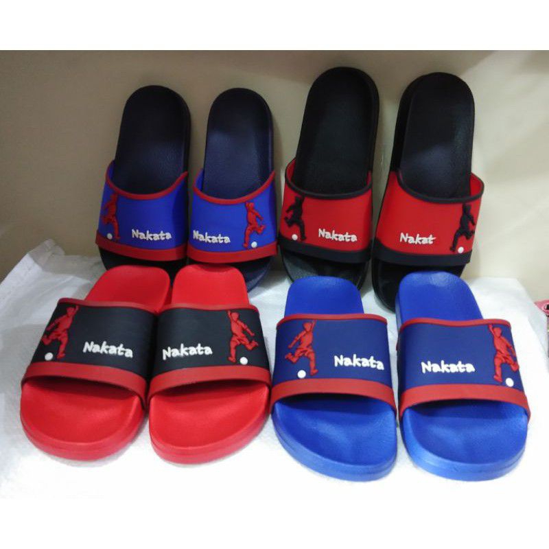 Sandal Anak Tanggung &amp; Pria Dewasa Nakata Slip On Karet Ringan