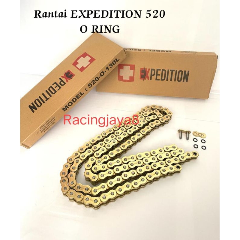 Rantai Expedition O ring 520 panjang 130L gold