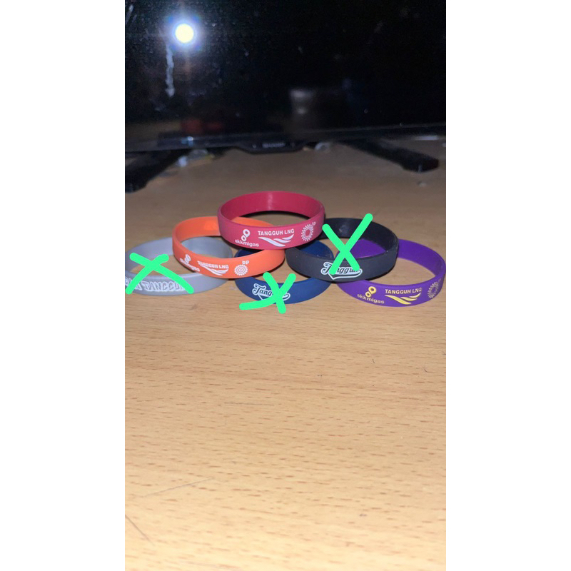 Gelang Tangan Wristband One Team Tangguh/Tangguh LNG - Glow in the dark