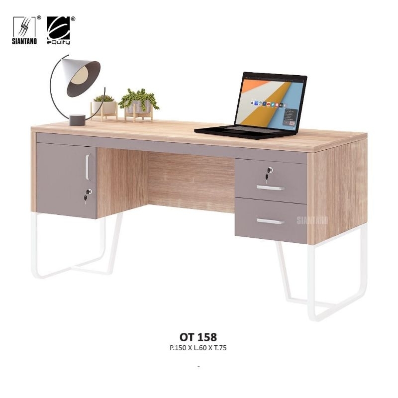 Meja Kantor/Office Table SIANTANO OT 158 uk. 150x60x75cm
