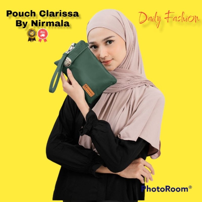 PRE ORDER POUCH CLARISSA BY NIRMALA BAHAN CHOCOLY ANTI AIR PREMIUM WATERPROOF