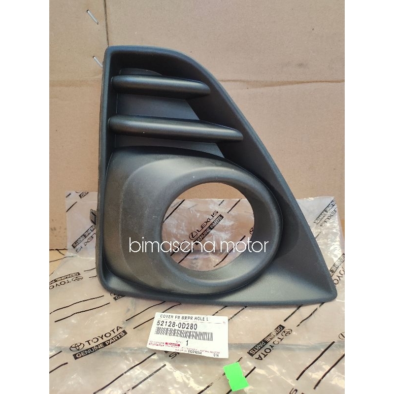 cover tutup foglamp depan kiri yaris 52128-0d280