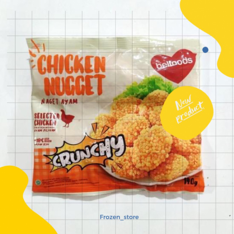 

BELFOODS chiken nugget crispy 140gr